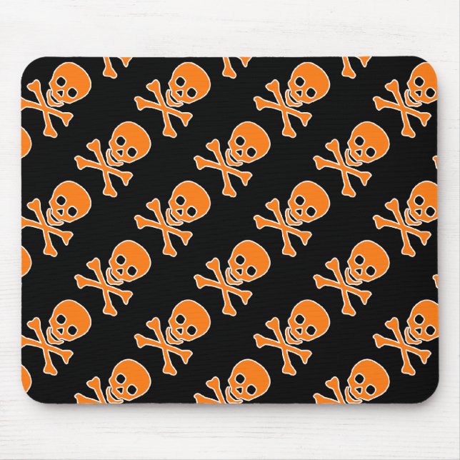 Halloween piratdöskallar Mousepad Musmatta (Framsidan)
