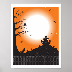 Halloween plats poster