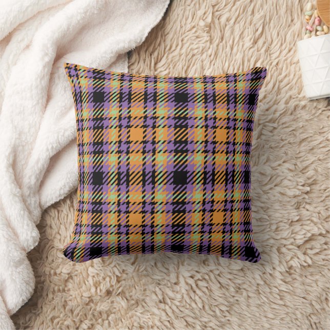 Halloween Play Tartan Kudde (Filt)