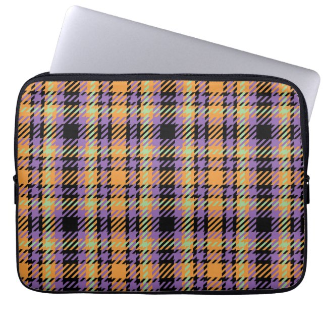 Halloween Play Tartan Laptop Fodral (Framsidan)