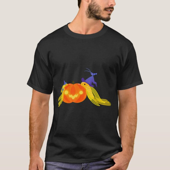 Halloween pleco t shirt (Framsida)