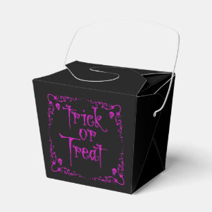 Halloween Poison Lila Bus eller godis Presentaskar
