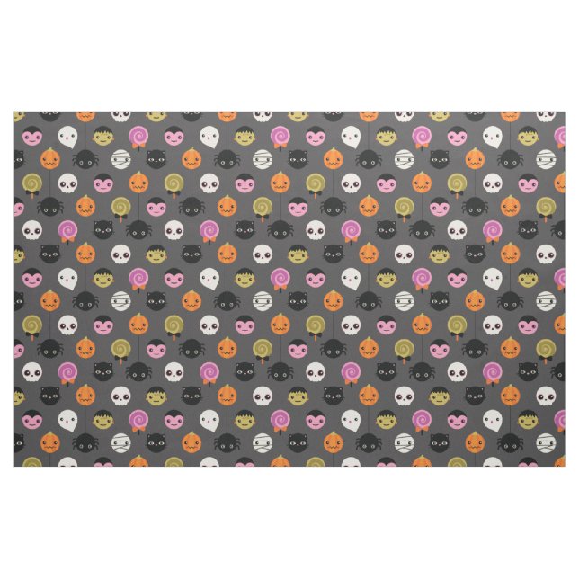 Halloween Polka dots Mönster Tyg (Fat Quarter)