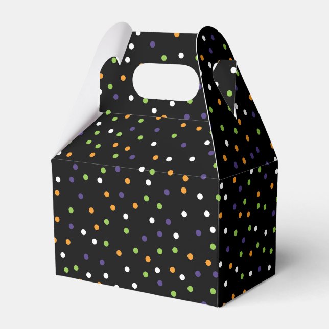 Halloween Polka dots Presentaskar (Framsidan Sidan)