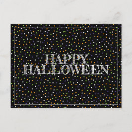 Halloween Polka dots Vykort