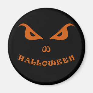 Halloween pooky skrämmande ansikte magnet