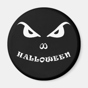 Halloween pooky skrämmande ansikte magnet