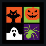 Halloween Pop Art Pumpkin Black Cat Spider Ghost Poster<br><div class="desc">Pumpkin Black Cat Spider och Ghost Vintage Halloween Pop Art. Funny Halloween-kodutformning till bära när du åker Bus eller godis. Denna läskiga och läskiga handelsvara är underbar för en läsknig natt Halloween fest med skrämmande spöke eller skräckfilmtema. Gå bra med din Halloween-dekoration av Jack o lantern pumpor, spöke, skalle, skelett,...</div>