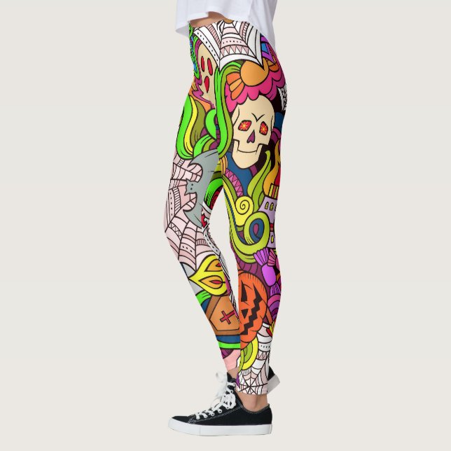 Halloween Pop Mode Leggings (Vänster)