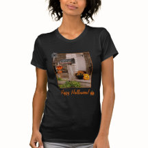 Halloween Porch Dam-shirt