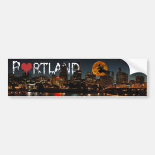 Halloween Portland Bildekal
