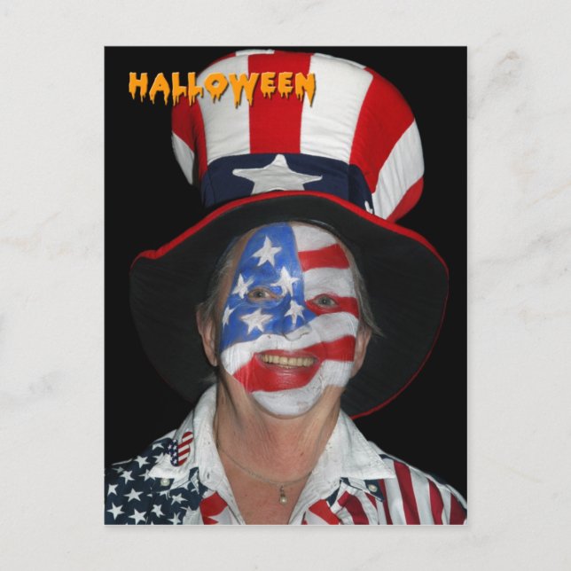 Halloween porträtt vykort 2 (Framsida)