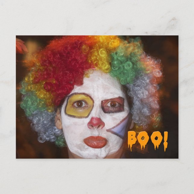 Halloween porträtt vykort 3 (Framsida)