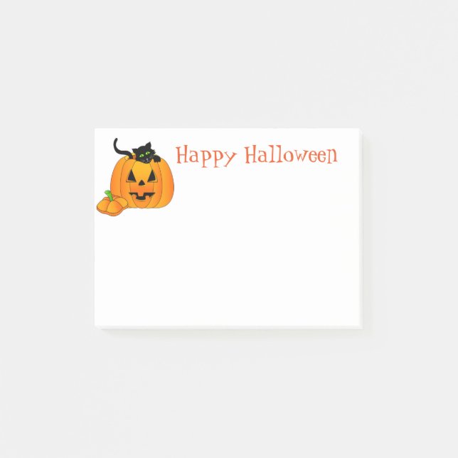 Halloween Posta-den-Noterar Post-it Block (Framsida)