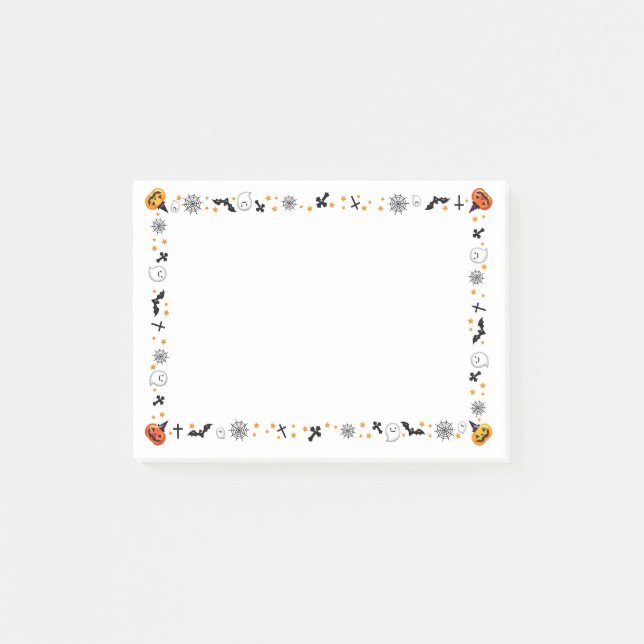 Halloween Posta-den-Noterar Post-it Block (Framsida)