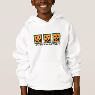 Halloween Postage Frimärke Art Hoodie Tee