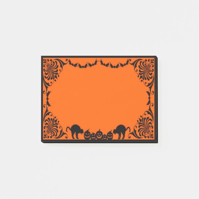 Halloween postar det anteckningsboken post-it block (Framsida)