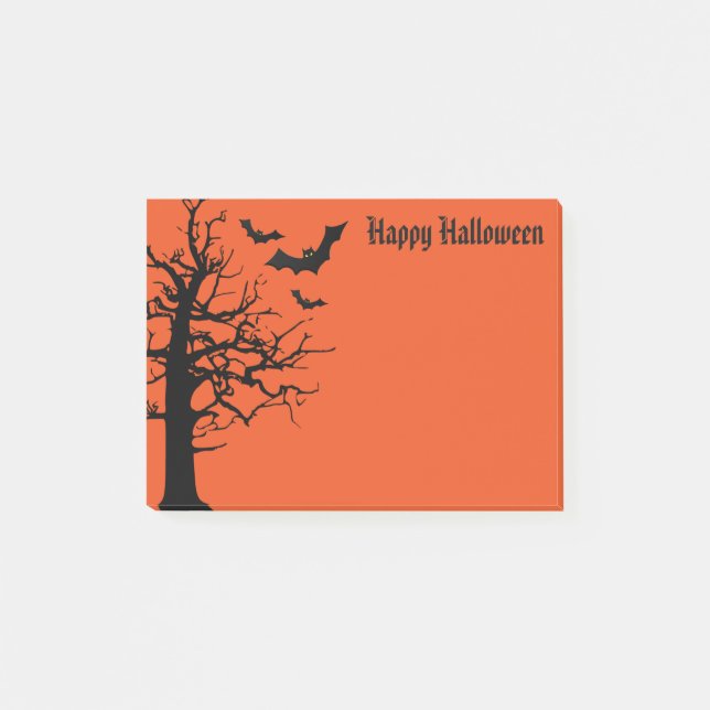 Halloween postar noterar post-it block (Framsida)