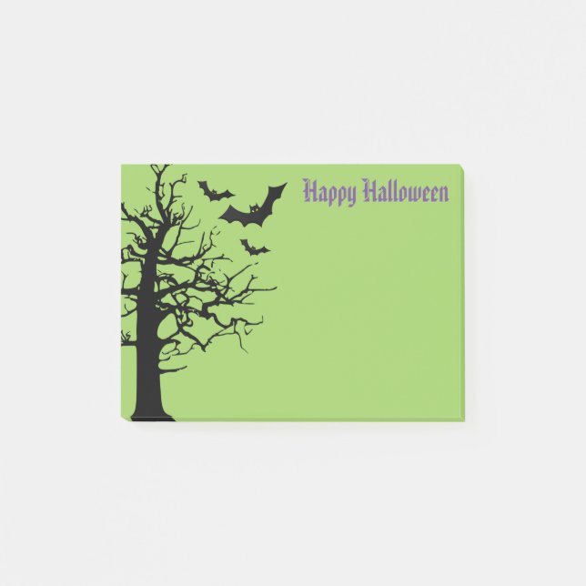 Halloween postar noterar post-it block (Framsida)