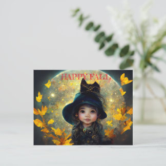 Halloween postcards for friends vykort