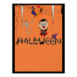Halloween Poster 2 (Designat av Kriyas Collection) Perfect Poster
