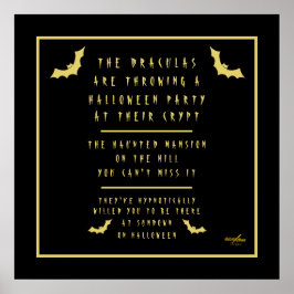 Halloween Poster designat av Poet Adiela Akoo