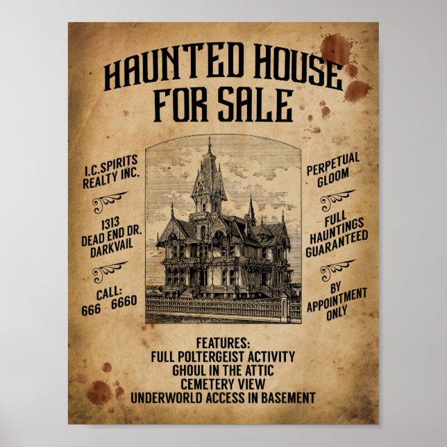 Halloween-Poster försäljningsställe Poster (Framsidan)