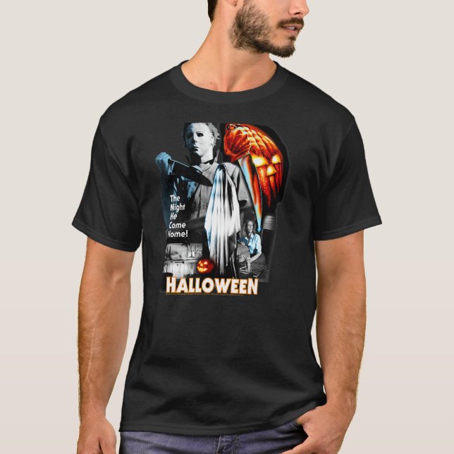 Halloween Poster kollage 1 T Shirt (Framsida)