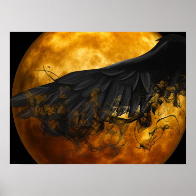 Halloween Poster-Raven Poster (Framsidan)