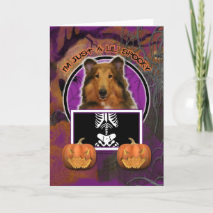 Halloween - precis en spöklika Lil - Collie - Kort