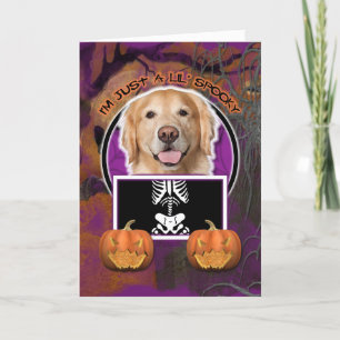 Halloween - precis en spöklika Lil - guld- Kort