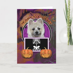 Halloween - precis en spöklika Lil - röse - nalle Kort