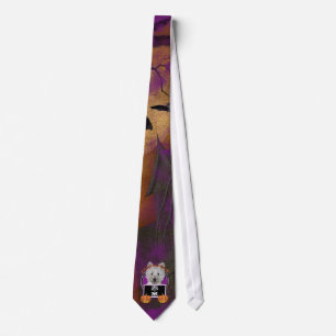 Halloween - precis en spöklika Lil - Westie - tan Slips