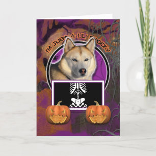 Halloween - precis Lil förkopprar en spöklik Kort