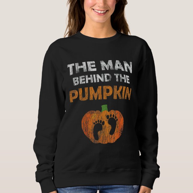 Halloween Pregnancy  For Men Expecting Pumpkin Cos T Shirt (Framsida)