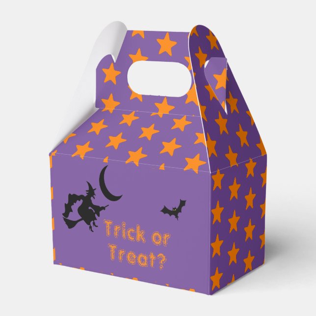 Halloween presentasklåda presentaskar (Framsidan Sidan)