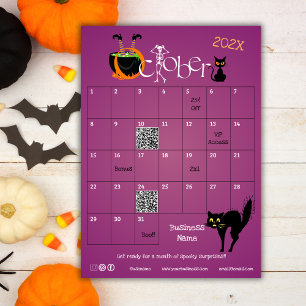 Halloween-presentationsgaffel för hämtning av anno inbjudningar