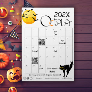 Halloween-presentationsgaffel för hämtning av anno inbjudningar