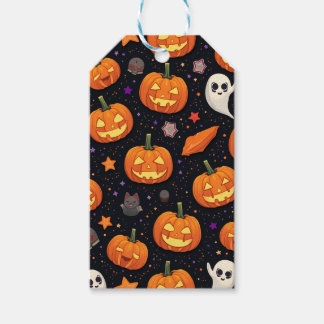 Halloween-presentens märkre presentetikett