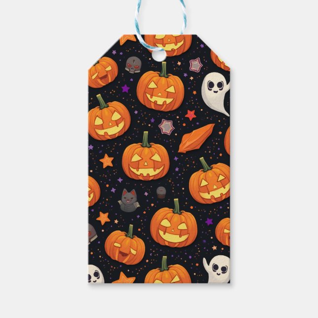 Halloween-presentens märkre presentetikett (Framsidan)