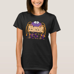 Halloween Presenter Black &White Småbarn Raglan Te T Shirt