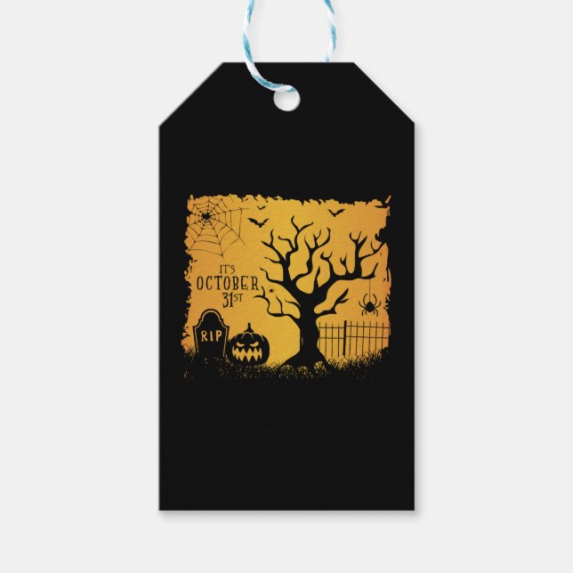 Halloween Presentetikett (Framsidan)