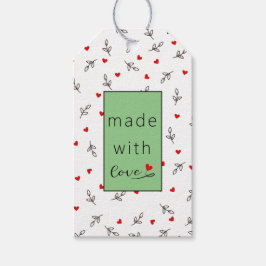 Halloween presentetikett med kärlek