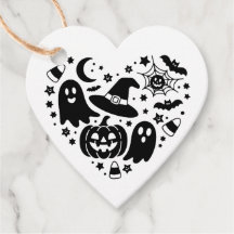 Halloween-presentetiketter, personliga presentetik