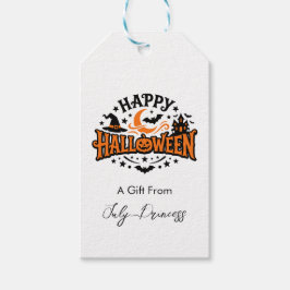Halloween presentkort, personliga presentkort presentetikett