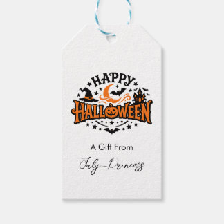 Halloween presentkort, personliga presentkort presentetikett