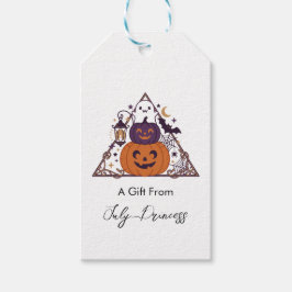 Halloween-presentkort, personliga presentkort presentetikett
