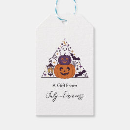 Halloween-presentkort, personliga presentkort presentetikett