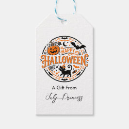 Halloween-presentkort, personliga presentkort presentetikett