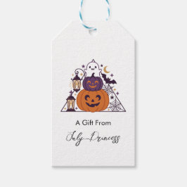Halloween presentkort, personliga presentkort presentetikett